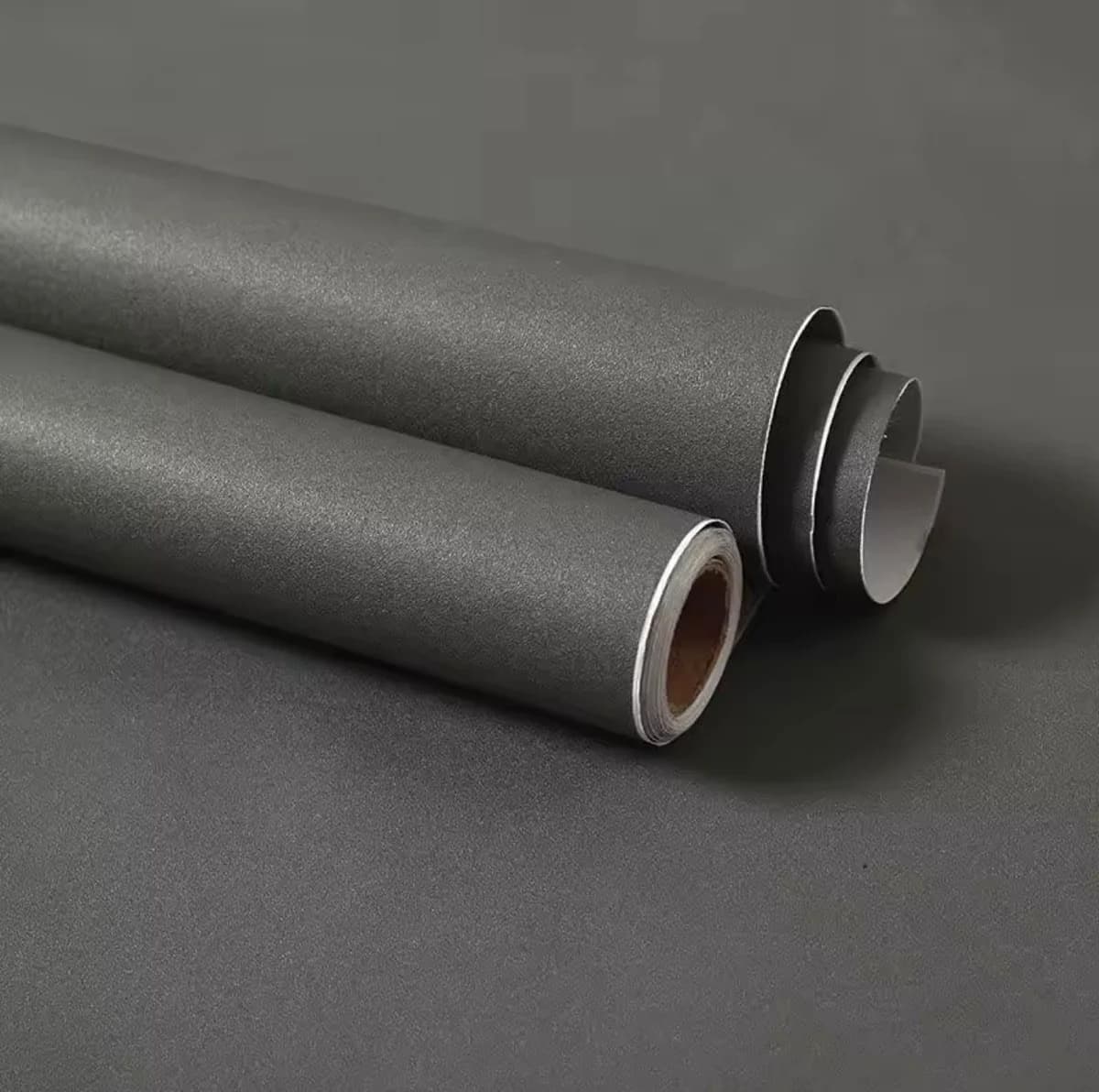 Deep Grey Kitchen Waterproof PVC wallpaper