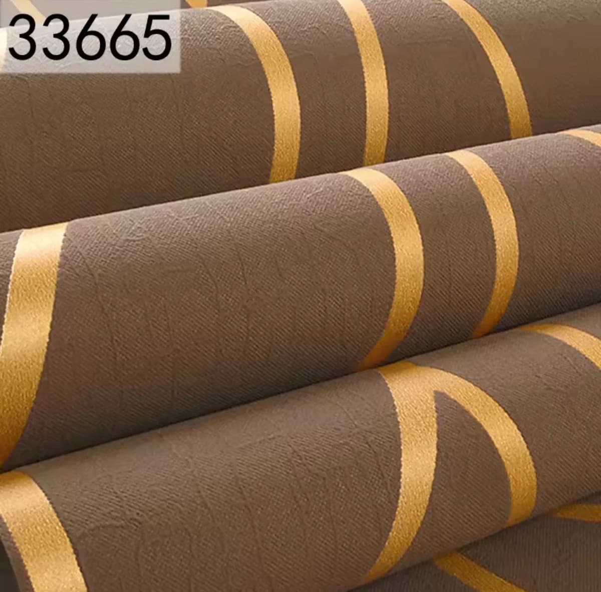 Coffee Brown Modern Livingroom Wallpaper