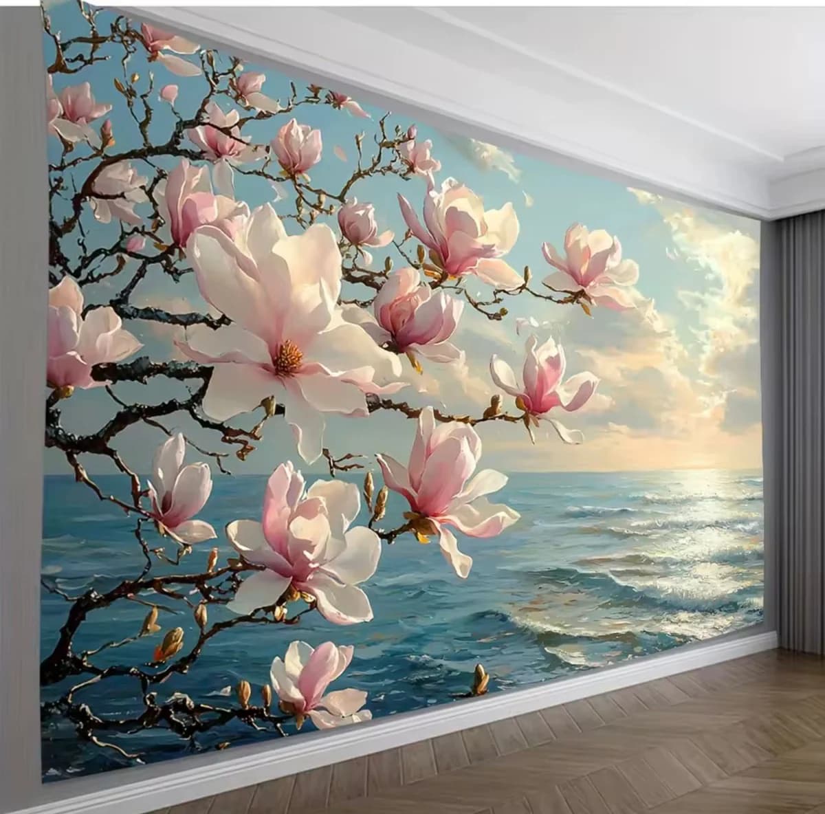 Blooming Saloon and Spa Flower 3D wallpaper 