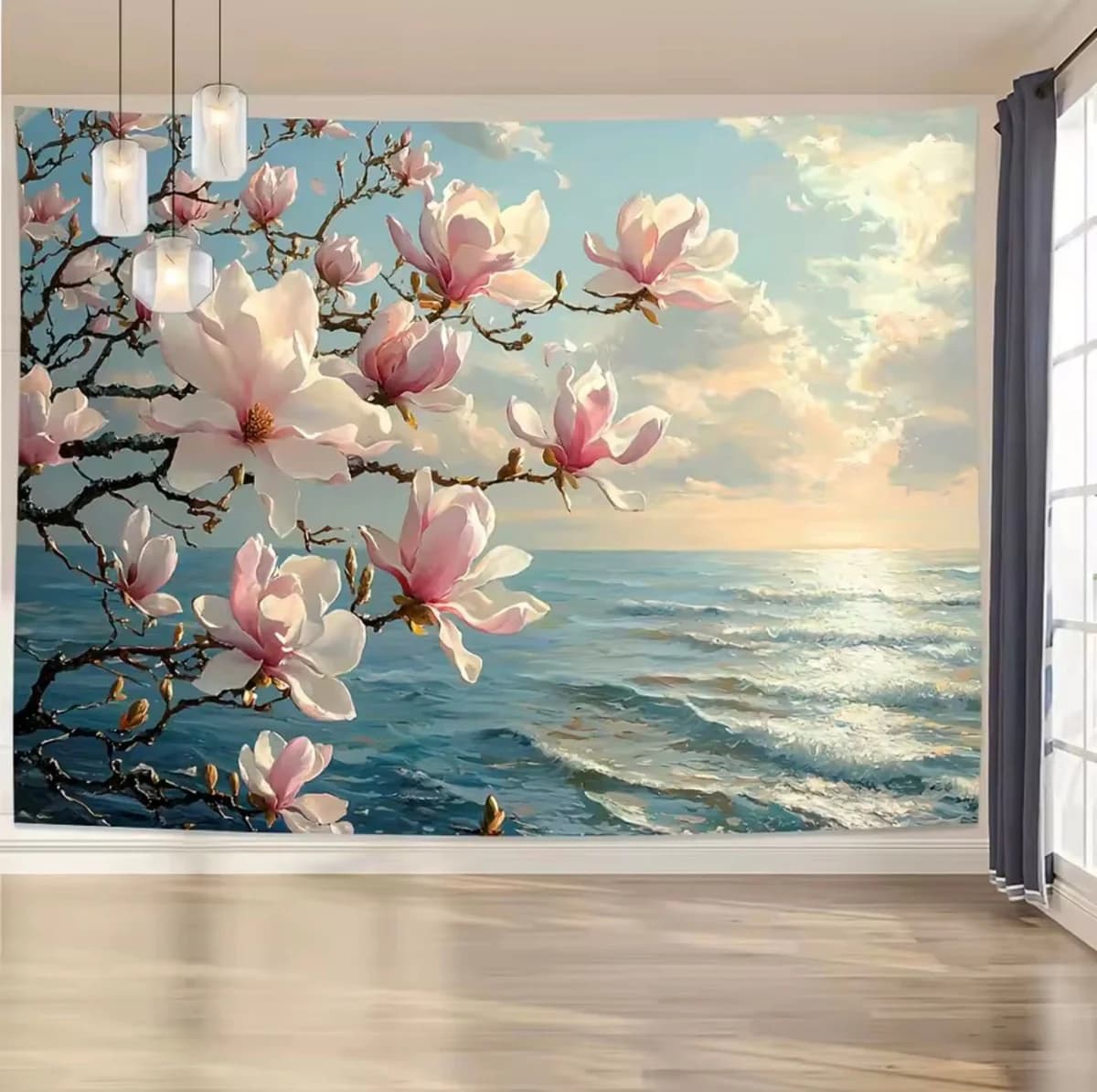 Blooming Saloon and Spa Flower 3D wallpaper 